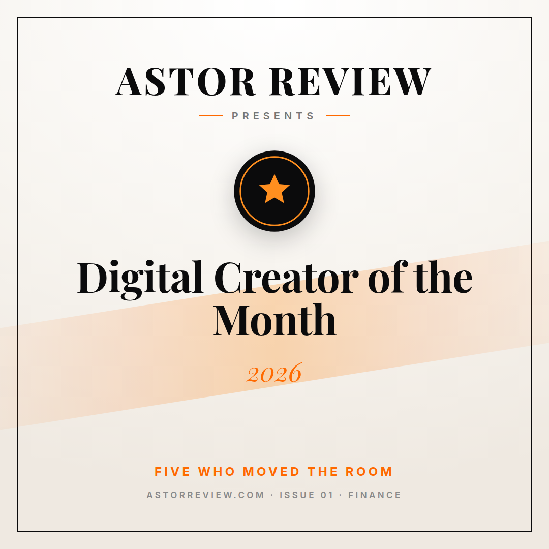 Astor Review — Digital Creator of the Month 2026