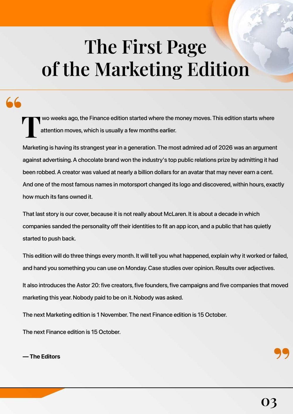 Astor Review — page 3
